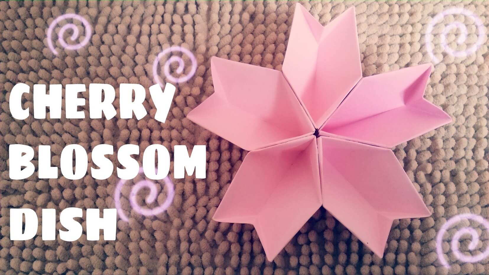 Teknik Melipat Origami  Kusudama Bunga  Sakura 