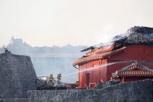 Kebakaran Besar Menghanguskan Kastil Shuri Di Prefektur Okinawa