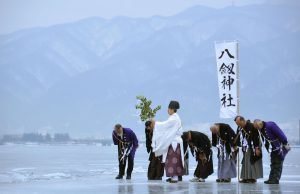 Fenomena Omiwatari Danau Suwa, Kini Semakin Langka Akibat Perubahan Iklim Dan Jaman